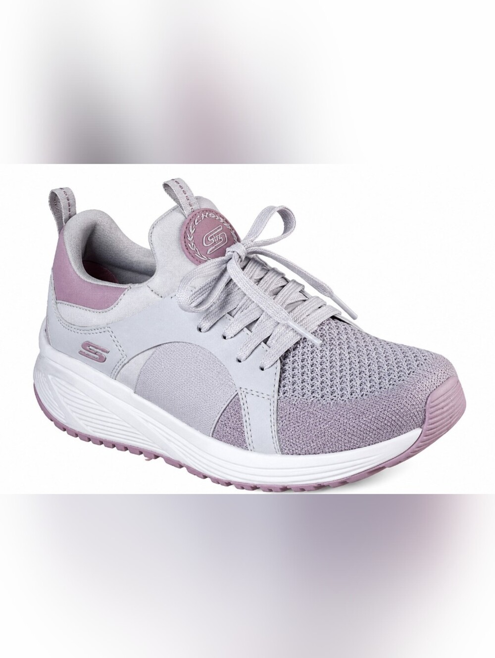 BOBS Skechers Sparrow 2.0 Metro Daisy Women’s 8 White Pink Athletic Walking Shoe